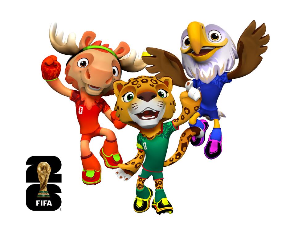Las mascotas del Mundial 2026.