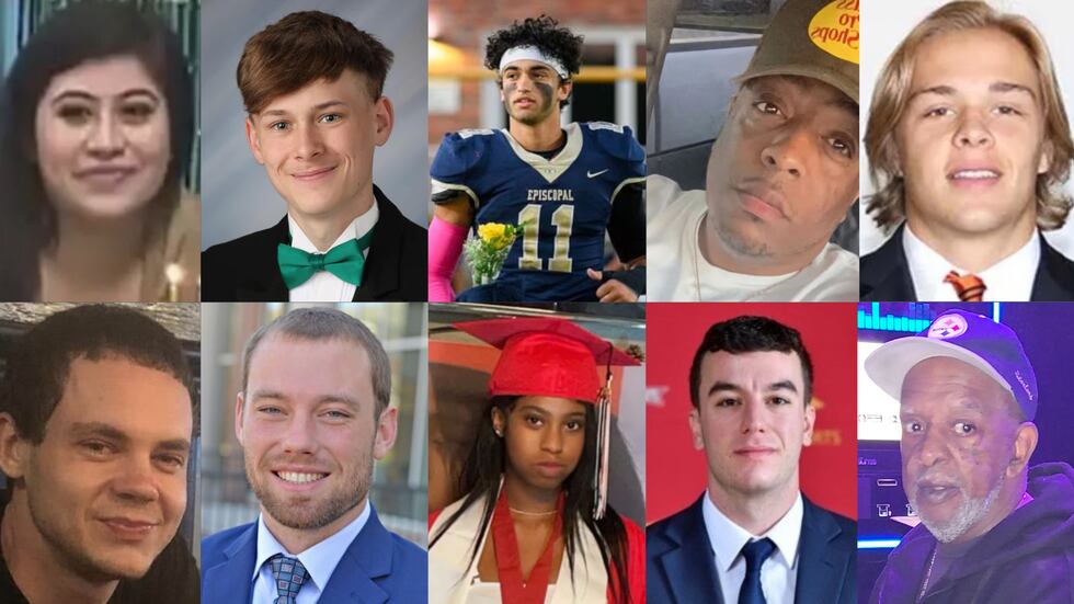 Fila superior, de izquierda a derecha: Nicole Pérez, Hubert Gauthreaux, Kareem Badawi, Reggie...