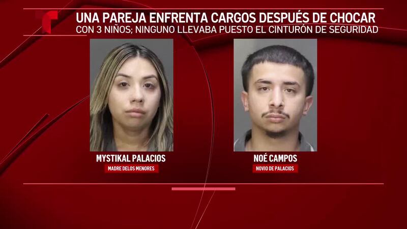 Una pareja de Waco es acusada en accidente por conducir ebria por no llevar a los niños...
